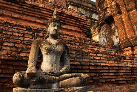 Statue at Sukhothai, Thailand