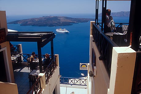 View from Fira, Santorini