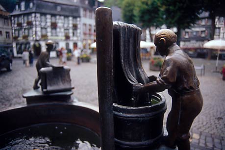 Monschau fountain, Germany