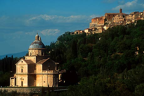 Cathedral in Montepulciano region, Tuscany