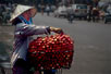 Street fruit seller, Saigon