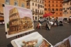 Paintings for sale at Piazza Navona