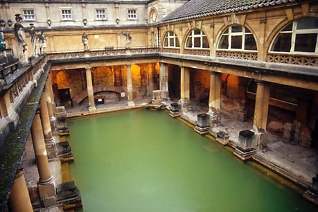 Roman baths, Bath, England