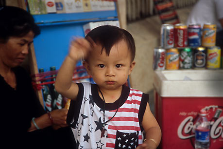 Vietnamese boy, Saigon