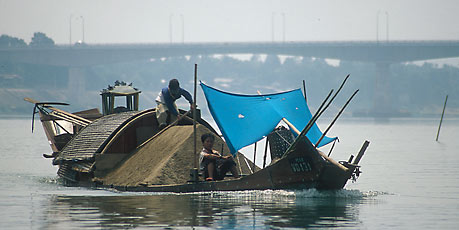 Boat on Perfume River, Central Vietnam