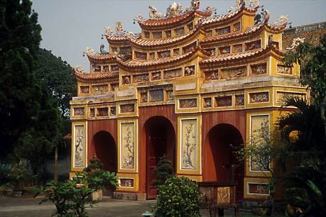 Gateway at the Imperial City, Hue, Vietnam